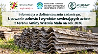 obraz na stronie Informacja o dofinansowaniu zadania pn. „Usuwanie azbestu i wyrobów zawierających azbest z terenu Gminy Wisznia Mała na rok 2026”