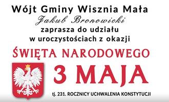 Obraz przedstawiający Święto Narodowe Trzeciego Maja