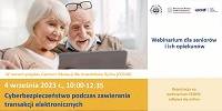 Obraz przedstawiający Seminarium online dla seniorów