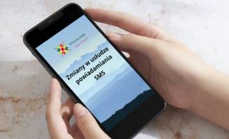 Obraz przedstawiający ZMIANY W USŁUDZE POWIADAMIANIA SMS