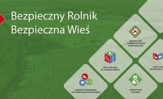 Obraz przedstawiający Rolniku, zapobiegaj wypadkom w gospodarstwie rolnym