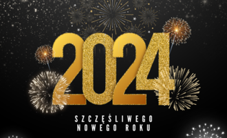 Obraz przedstawiający Szczęśliwego Nowego Roku 2024!