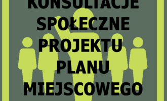 Obraz przedstawiający Konsultacje Społeczne Projektu Miejscowego Planu Zagospodarowania Przestrzennego
