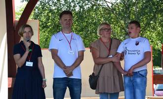 Obraz przedstawiający Święto Sportu w Wiszni Małej