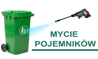 Obraz przedstawiający Komunikat - mycie pojemników