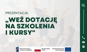 Obraz przedstawiający Weź dotację na szkolenia i kursy