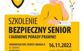 Obraz przedstawiający Bezpieczny Senior - darmowe szkolenie