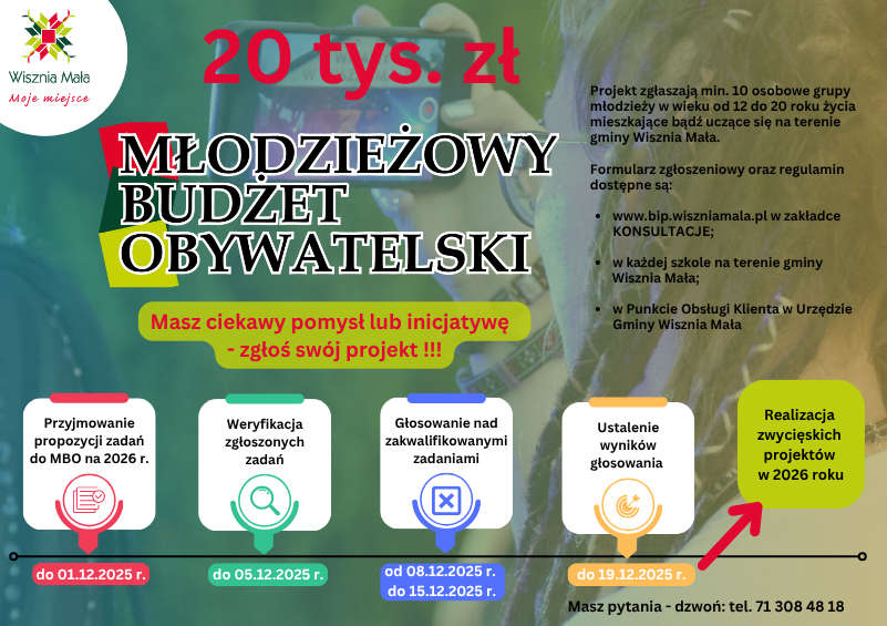 Obraz przedstawiający Młodzieżowy Budżet Obywatelski