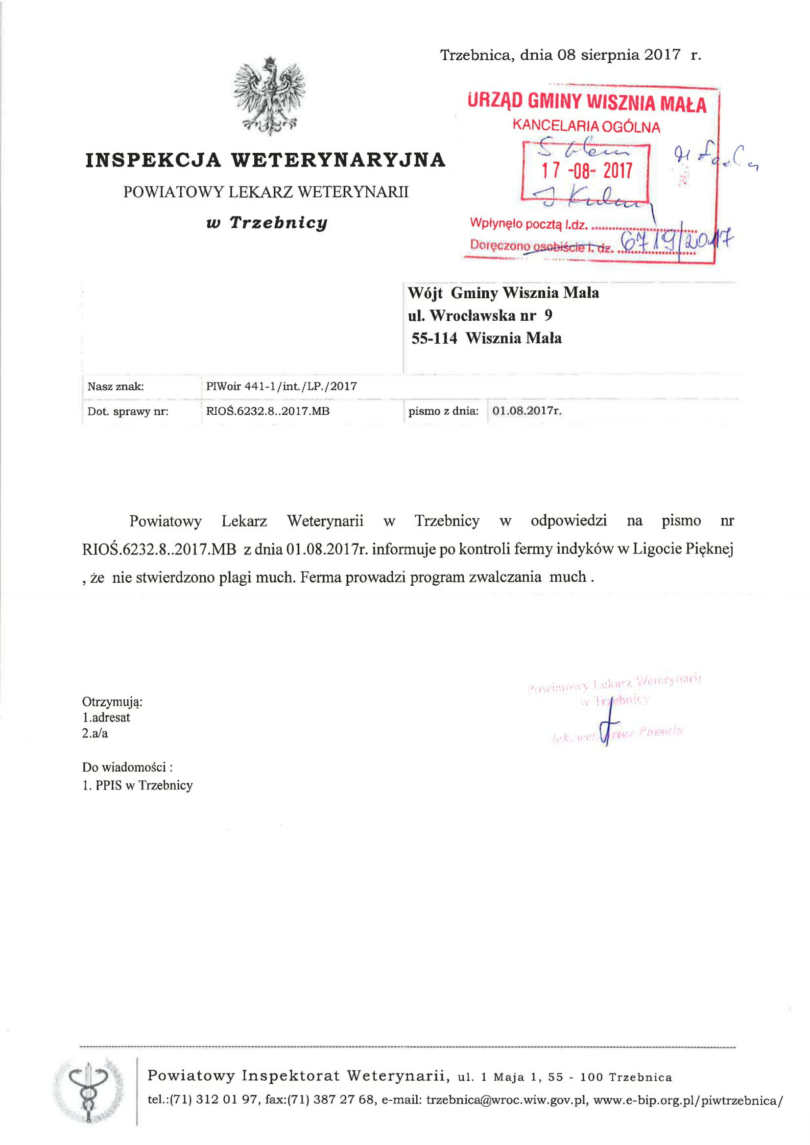 Obraz przedstawiający Ligota Piękna - Muchy