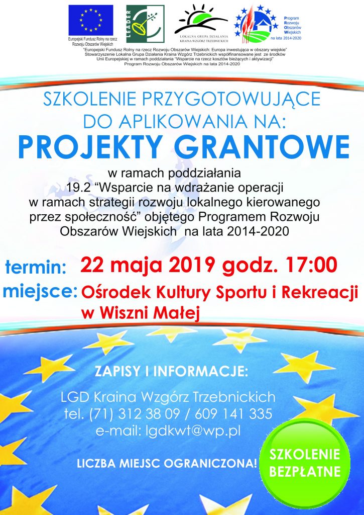 Obraz przedstawiający Zapraszamy na szkolenie - 22.05.2019 r.