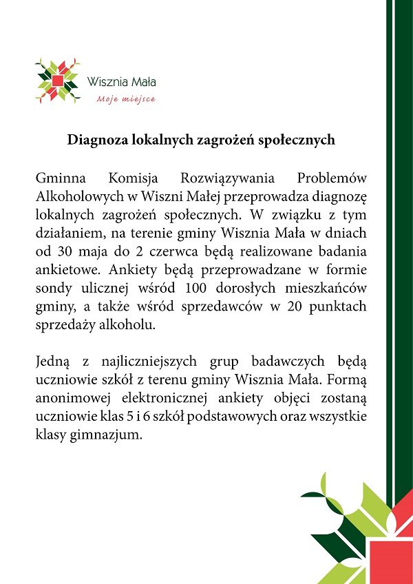 Obraz przedstawiający Diagnoza lokalnych zagrożeń społecznych