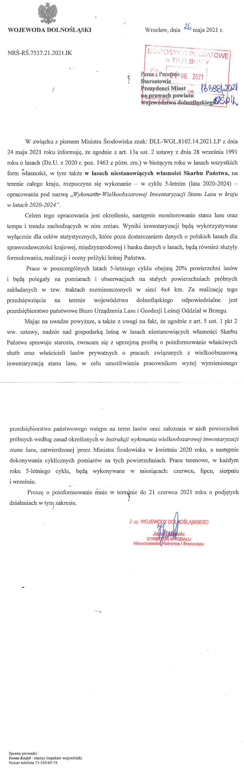 Obraz przedstawiający Wykonanie Wielkoobszarowej Inwentaryzacji Stanu lasu w latach 2020-2024