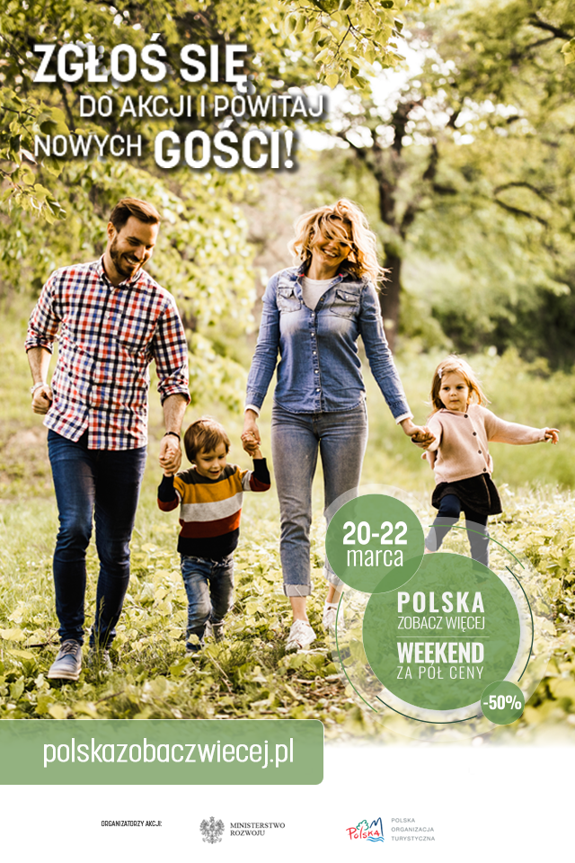 Obraz przedstawiający „POLSKA ZOBACZ WIĘCEJ – WEEKEND ZA PÓŁ CENY”