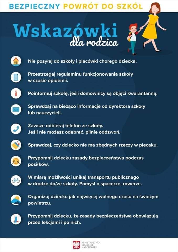 Obraz przedstawiający NOWY ROK SZKOLNY - covid 19